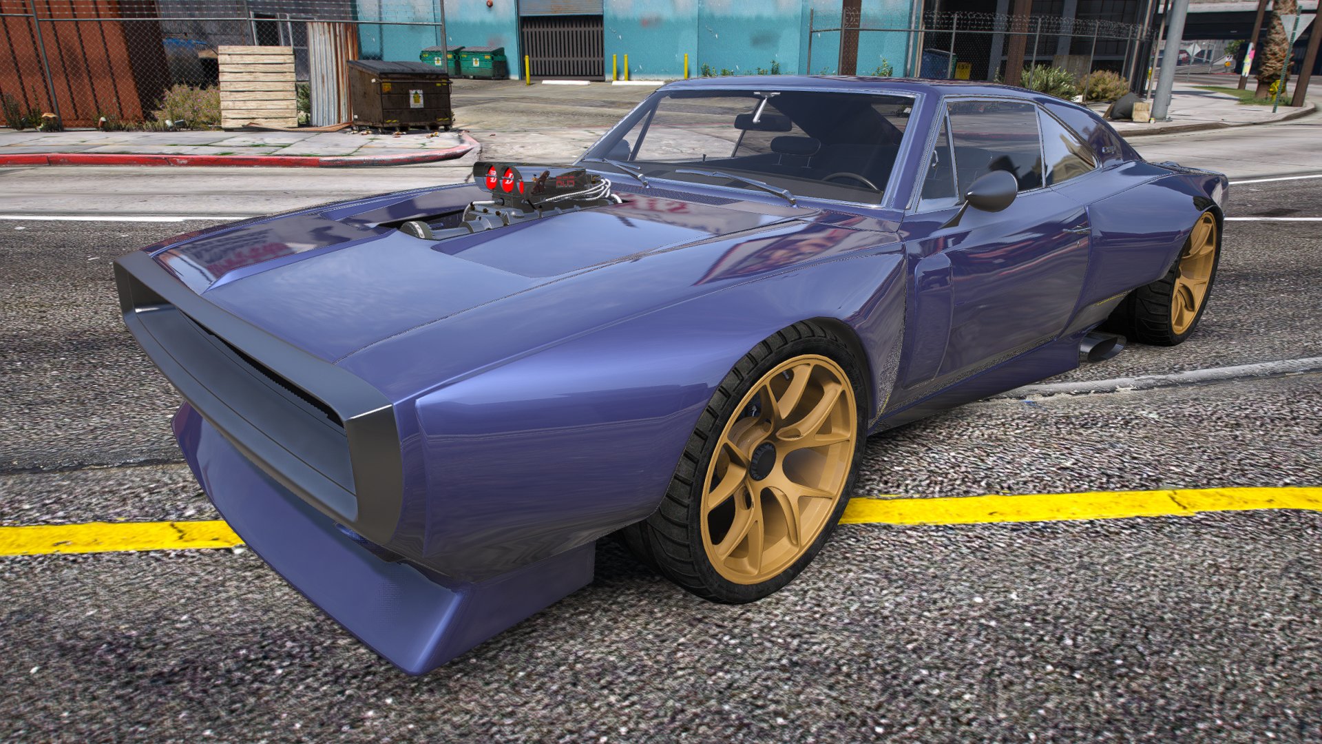 OSK_69 Custom Charger Widebody_GTA V_01