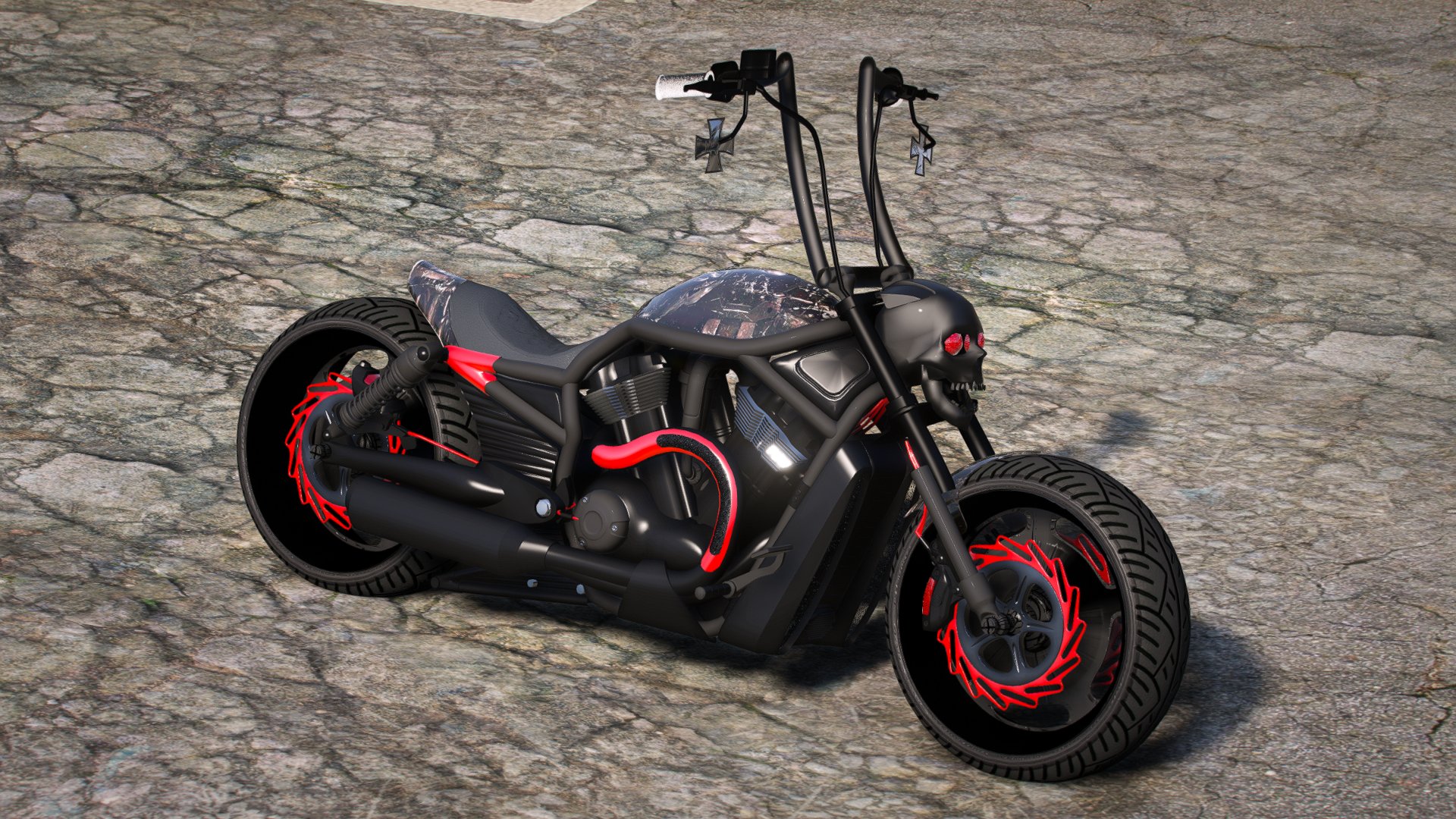 OSK_DarkFate Skull Bike_02