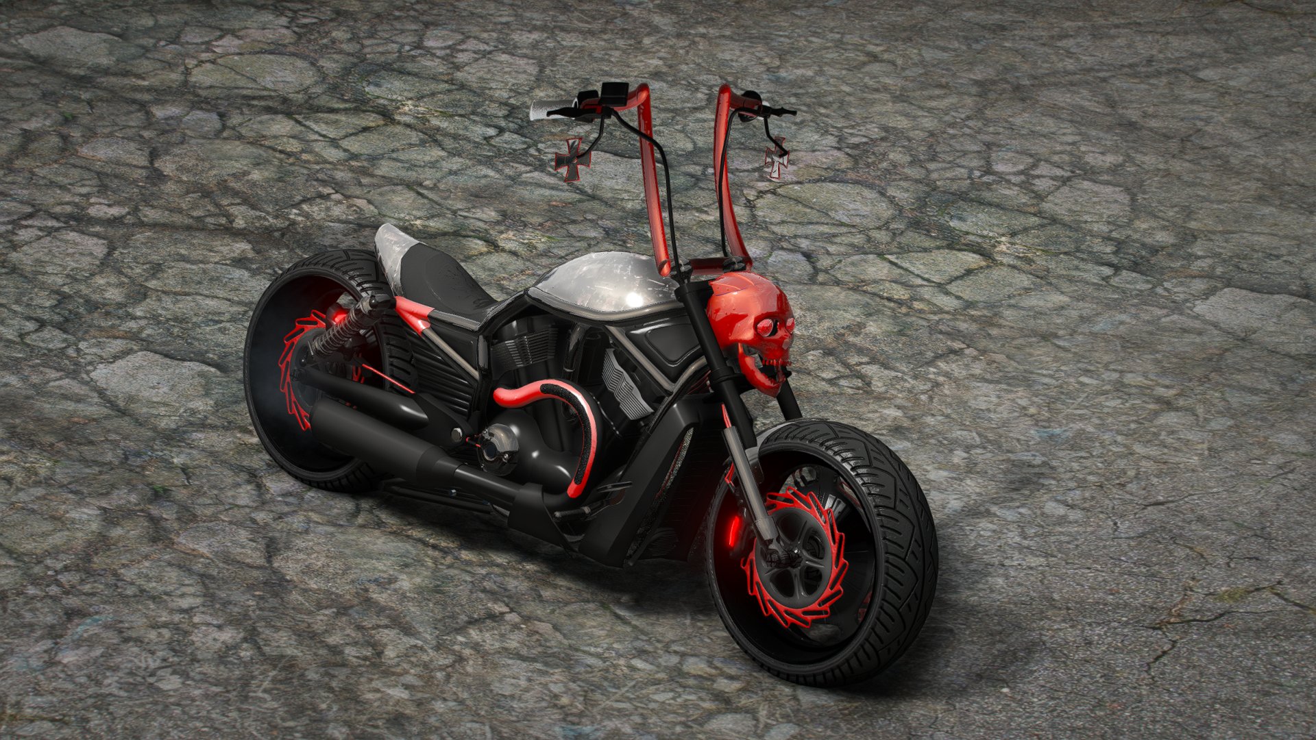 OSK_DarkFate Skull Bike_12