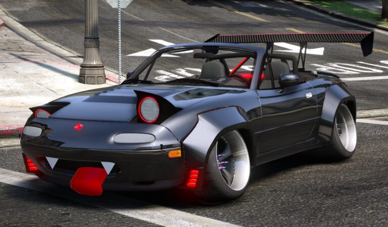 Mazda MX-5 Miata Cartoon